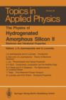 The Physics of Hydrogenated Amorphous Silicon II : Electronic and Vibrational Properties - Book