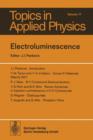 Electroluminescence - Book