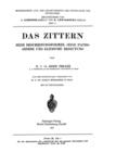 Das Zittern : Seine Erscheinungsformen, Seine Pathogenese Und Klinische Bedeutung - Book