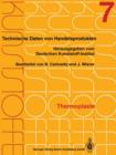 Thermoplaste : Merkblatter 2401-2800 - Book