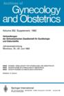 Verhandlungen Der Schweizerischen Gesellschaft Fur Gynakologie Und Geburtshilfe : Jahresversammlung Montreux, 18.-20. Juni 1992 - Book