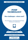 Pump Technology : New challenges - where next? Churchill College, Cambridge, England 18-20 April, 1989 - eBook