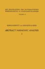 Abstract Harmonic Analysis : Volume I, Structure of Topological Groups Integration theory Group Representations - Book