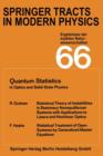 Springer Tracts in Modern Physics : Ergebnisse der exakten Naturwissenschaftenc; Volume 66 - Book