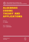 Algebraic Coding Theory and Applications - eBook
