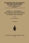 Lamesche -- Mathieusche -- Und Verwandte Funktionen in Physik Und Technik - Book