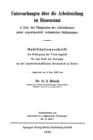 Untersuchungen UEber Die Arbeitsteilung Im Bienenstaat : 2. Teil: Die Tatigkeiten Der Arbeitsbienen Unter Experimentell Veranderten Bedingungen - Book