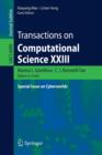 Transactions on Computational Science XXIII : Special Issue on Cyberworlds - Book