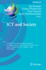 ICT and Society : 11th IFIP TC 9 International Conference on Human Choice and Computers, HCC11 2014, Turku, Finland, July 30 - August 1, 2014, Proceedings - eBook