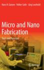 Micro and Nano Fabrication : Tools and Processes - Book