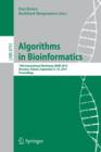 Algorithms in Bioinformatics : 14th International Workshop, WABI 2014, Wroclaw, Poland, September 8-10, 2014. Proceedings - Book