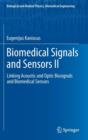 Biomedical Signals and Sensors II : Linking Acoustic and Optic Biosignals and Biomedical Sensors - Book