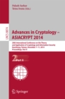 Advances in Cryptology -- ASIACRYPT 2014 : 20th International Conference on the Theory and Application of Cryptology and Information Security, Kaoshiung, Taiwan, China, December 7-11, 2014, Part II - eBook