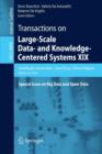 Transactions on Large-Scale Data- and Knowledge-Centered Systems XIX : Special Issue on Big Data and Open Data - Book