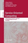 Service-Oriented Computing : 13th International Conference, ICSOC 2015, Goa, India, November 16-19, 2015, Proceedings - Book