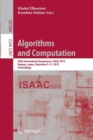 Algorithms and Computation : 26th International Symposium, ISAAC 2015, Nagoya, Japan, December 9-11, 2015, Proceedings - Book