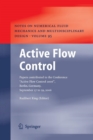 Active Flow Control : Papers contributed to the Conference “Active Flow Control 2006”, Berlin, Germany, September 27 to 29, 2006 - Book