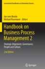 Handbook on Business Process Management 2 : Strategic Alignment, Governance, People and Culture - Book