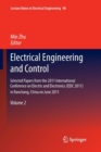 Electrical Engineering and Control : Selected Papers from the 2011 International Conference on Electric and Electronics (EEIC 2011) in Nanchang, China on June 20-22, 2011, Volume 2 - Book