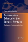 Conservation Science for the Cultural Heritage : Applications of Instrumental Analysis - Book