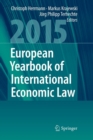 European Yearbook of International Economic Law 2015 - Book