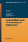 Nonlinear Mathematics for Uncertainty and its Applications - Book