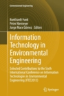 Information Technology in Environmental Engineering : Selected Contributions to the Sixth International Conference on Information Technologies in Environmental Engineering (ITEE2013) - Book