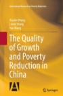 The Quality of Growth and Poverty Reduction in China - Book