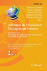 Advances in Production Management Systems: Innovative and Knowledge-Based Production Management in a Global-Local World : IFIP WG 5.7 International Conference, APMS 2014, Ajaccio, France, September 20 - Book