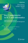 Key Competencies in ICT and Informatics: Implications and Issues for Educational Professionals and Management : IFIP WG 3.4/3.7 International Conferences, KCICTP and ITEM 2014, Potsdam, Germany, July - Book