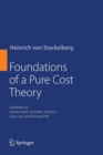 Foundations of a Pure Cost Theory - Book