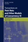 Transactions on Petri Nets and Other Models of Concurrency XI - Book