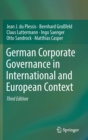 German Corporate Governance in International and European Context - Book