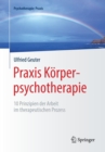 Praxis Korperpsychotherapie : 10 Prinzipien der Arbeit im therapeutischen Prozess - Book