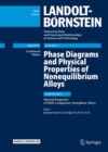 Phase Diagrams and Physical Properties of Nonequilibrium Alloys : Subvolume C: Physical Properties of Multi-Component Amorphous Alloys, Part 3: Systems from Ca-Cu-Mg-Y to Ni-Ti-Y-Zr - Book