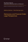Democracy and Financial Order: Legal Perspectives - Book