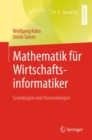 Mathematik Fur Wirtschaftsinformatiker : Grundlagen Und Anwendungen - Book