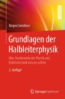 Grundlagen Der Halbleiterphysik : Was Studierende Der Physik Und Elektrotechnik Wissen Sollten - Book