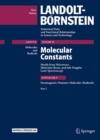Molecular Constants Mostly from Microwave, Molecular Beam, and Sub-Doppler Laser Spectroscopy : Paramagnetic Diatomic Molecules (Radicals), Part 2 - Book