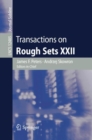 Transactions on Rough Sets XXII - Book