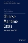 Chinese Maritime Cases : Selection for Year of 2015 - Book