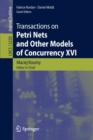 Transactions on Petri Nets and Other Models of Concurrency XVI - Book