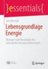 Lebensgrundlage Energie : Okologie und Physiologie des mikrobiellen Energiestoffwechsels - Book
