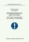 Modernisierung Des Staates : New Public Management Und Verwaltungsreform - Book