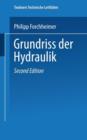 Grundriss Der Hydraulik - Book