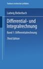 Differential- Und Integralrechnung : Band I: Differentialrechnung - Book