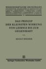 Das Prinzip Der Kleinsten Wirkung Von Leibniz Bis Zur Gegenwart - Book