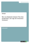 Wer war Elisabeth Schmitz? UEber Ihre Denkschrift "Zur Lage der Deutschen Nichtarier" - Book