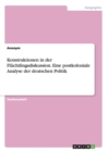 Konstruktionen in der Fluchtlingsdiskussion. Eine postkoloniale Analyse der deutschen Politik - Book