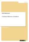 Unethical Behavior of Auditors - Book